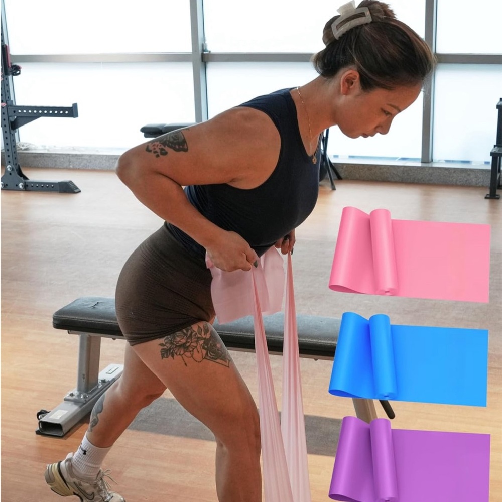 3 pcs set resistance bands elastic exercise bands set for yoga Pilates fitness